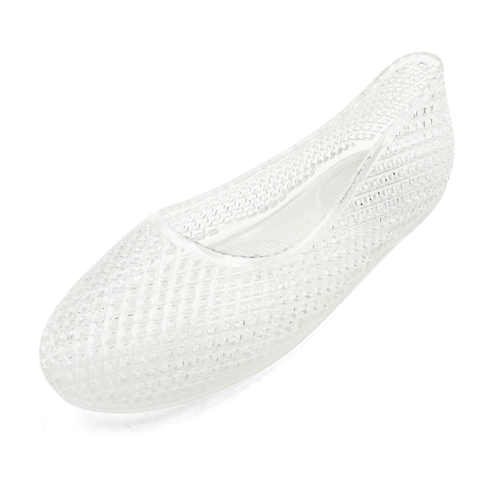 Lurneyt Women's Glitter Jelly Flexible Ballet Flats Breathable Mesh Design