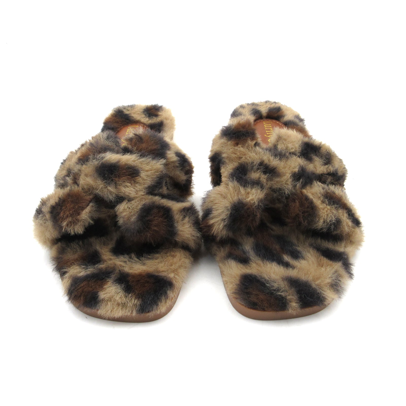 Women Furry Slipper Sandal with Warm Plush Lining for Indoor Outdoor