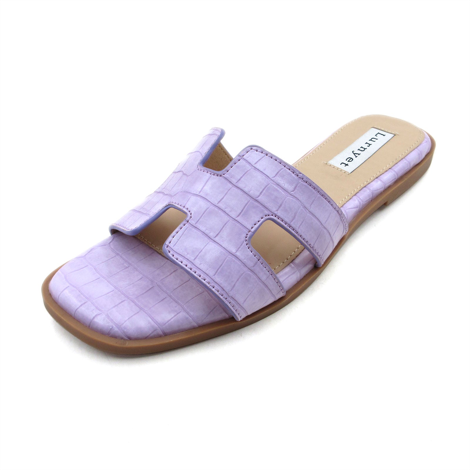 Women Cushioned Stone Pattern Flat Sandal