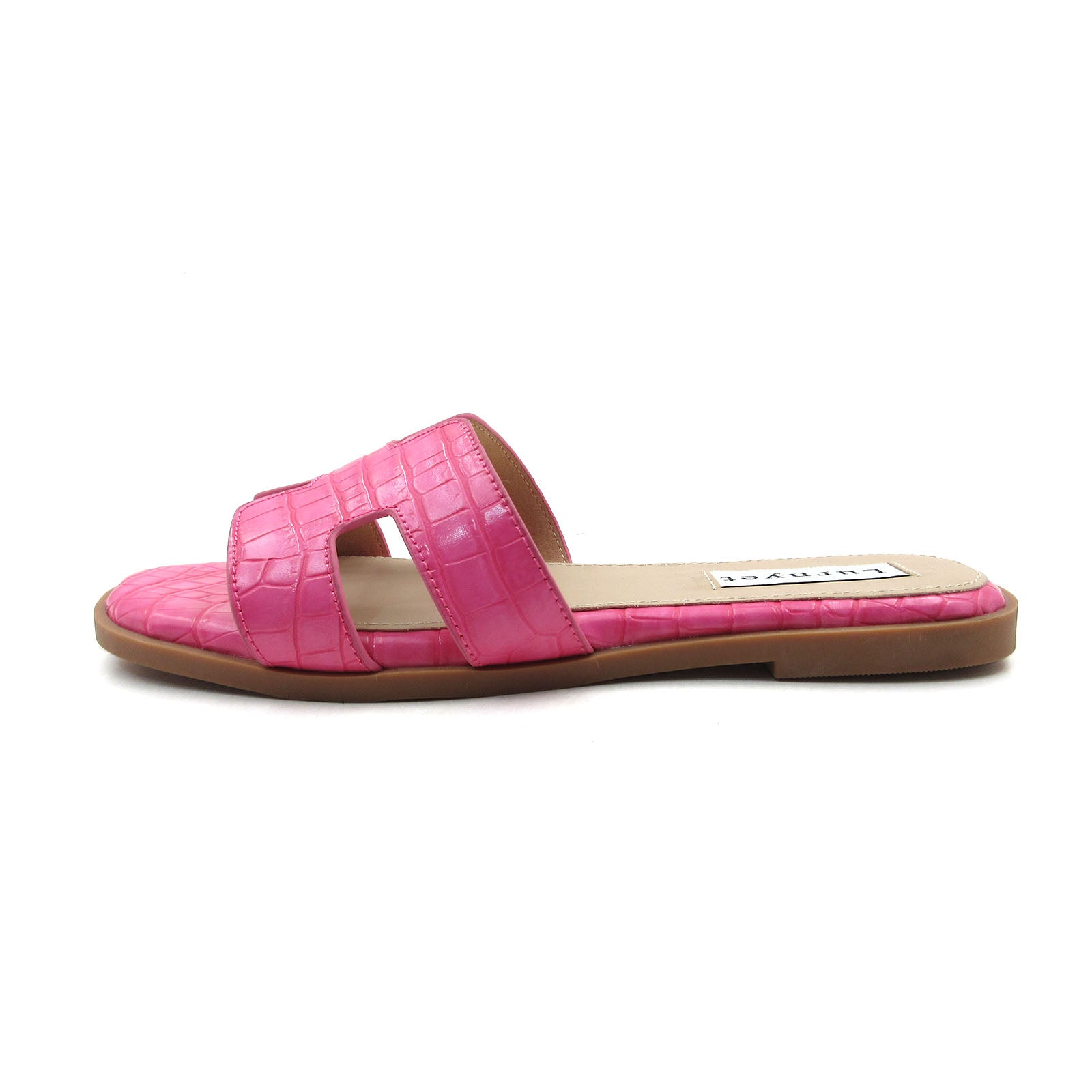 Women Cushioned Stone Pattern Flat Sandal