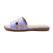Women Cushioned Stone Pattern Flat Sandal