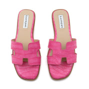 Women Cushioned Stone Pattern Flat Sandal