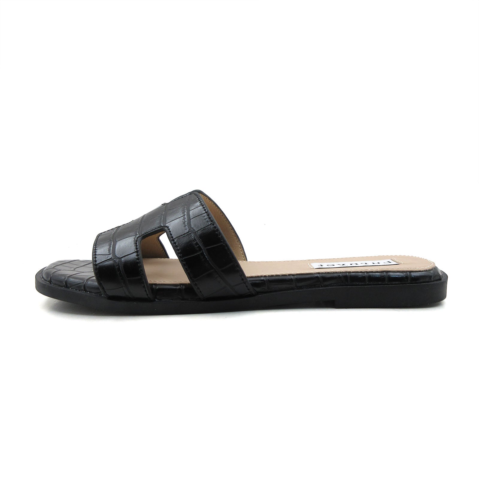 Women Cushioned Stone Pattern Flat Sandal