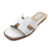 Women Cushioned Stone Pattern Flat Sandal