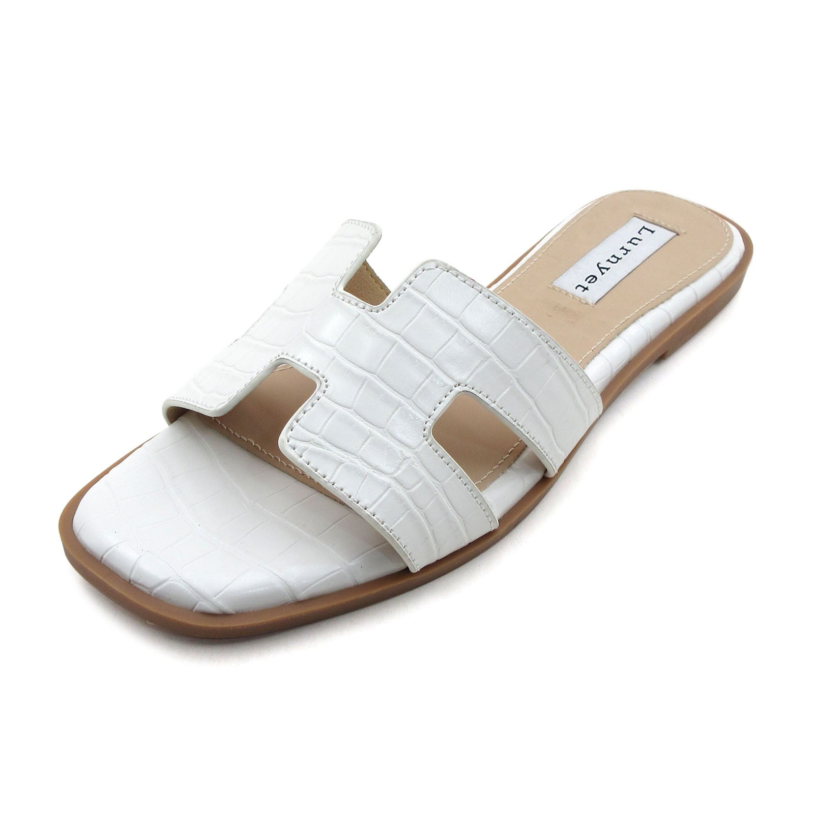 Women Cushioned Stone Pattern Flat Sandal