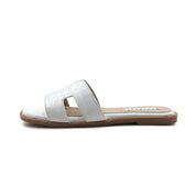 Women Cushioned Stone Pattern Flat Sandal