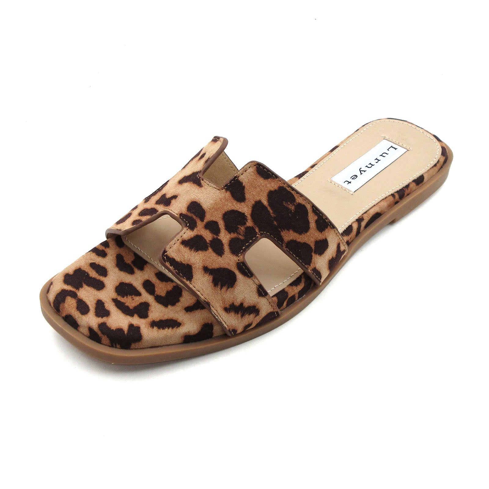 Women Cushioned Stone Pattern Flat Sandal