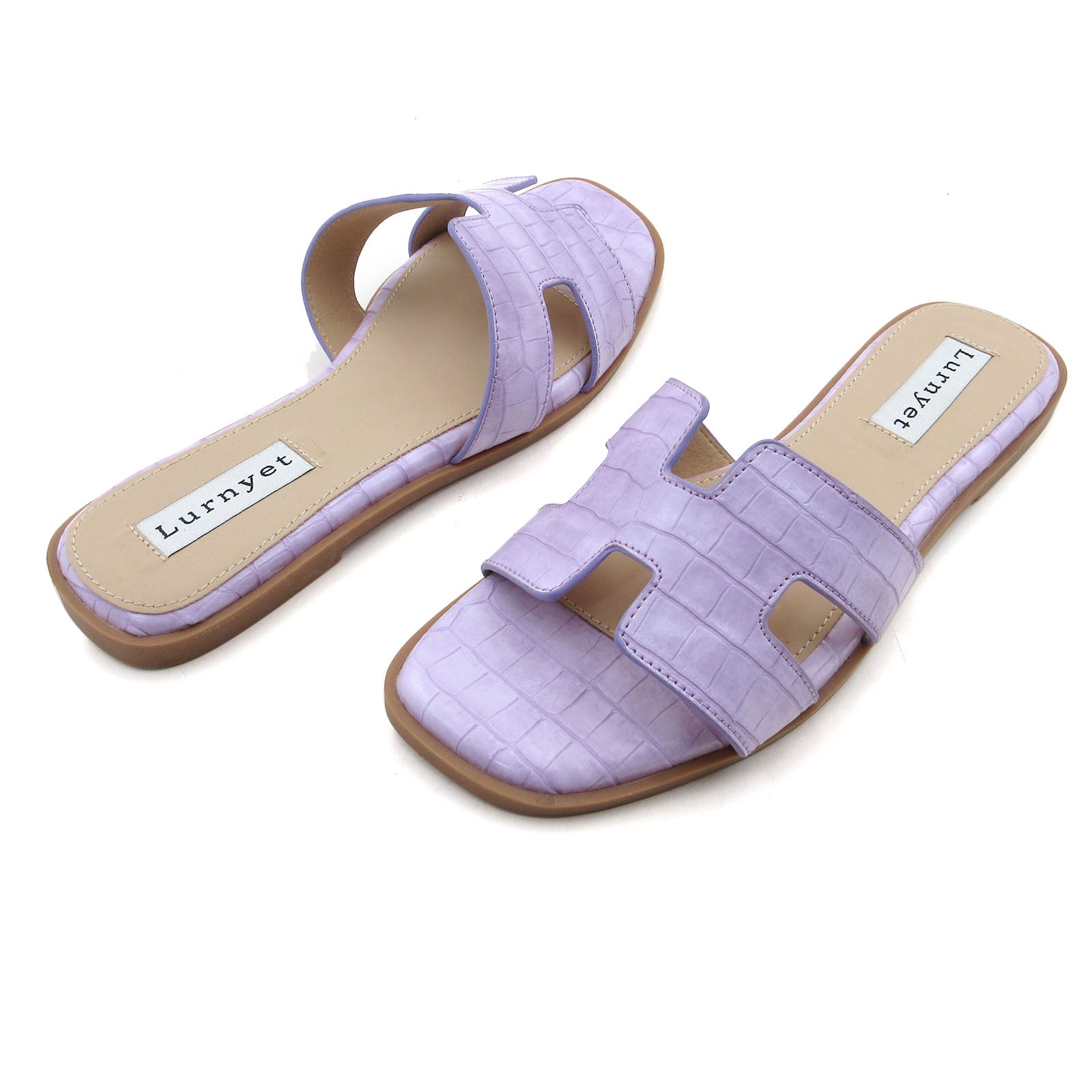 Women Cushioned Stone Pattern Flat Sandal