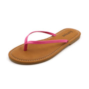 Lurnyet Women Comfor Cushion Thong Flat Sandal