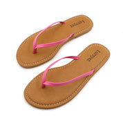 Lurnyet Women Comfor Cushion Thong Flat Sandal