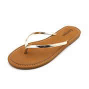 Lurnyet Women Comfor Cushion Thong Flat Sandal