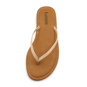 Lurnyet Women Comfor Cushion Thong Flat Sandal