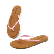 Lurnyet Women Comfor Cushion Thong Flat Sandal