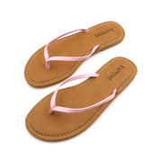 Lurnyet Women Comfor Cushion Thong Flat Sandal