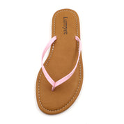 Lurnyet Women Comfor Cushion Thong Flat Sandal