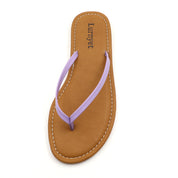 Lurnyet Women Comfor Cushion Thong Flat Sandal