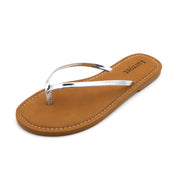 Lurnyet Women Comfor Cushion Thong Flat Sandal