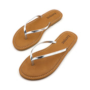 Lurnyet Women Comfor Cushion Thong Flat Sandal