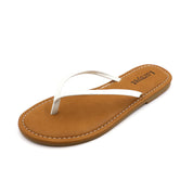 Lurnyet Women Comfor Cushion Thong Flat Sandal
